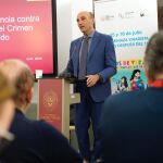 El director del CITCO, Manuel Navarrete durante su intervención en los cursos de verano de El Escorial organizado por la Fundación Víctimas del Terrorismo.
