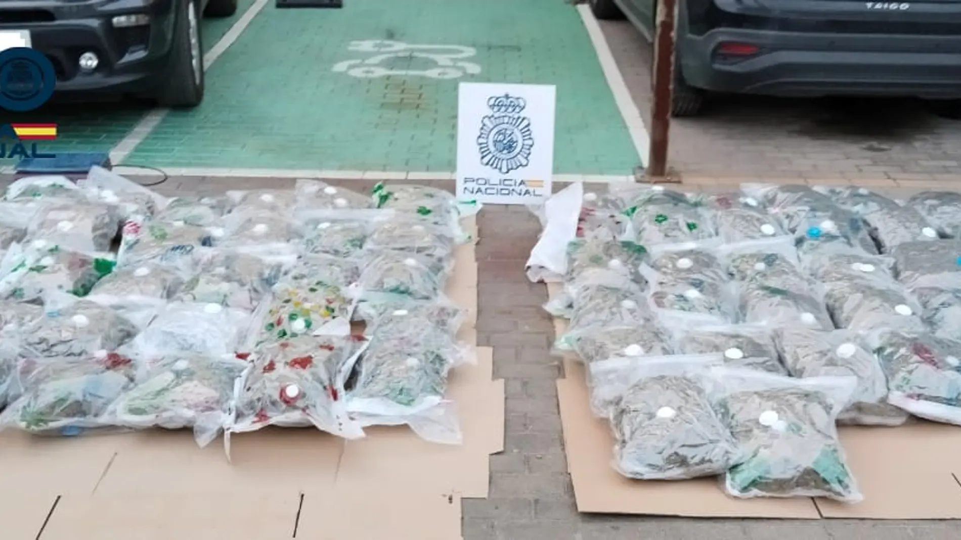 La droga incautada
