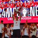 Celebraci&oacute;n de la selecci&oacute;n espa&ntilde;ola en Madrid