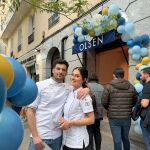Ayelén Ávalos y Brian Fuks, los fundadores de Olsen