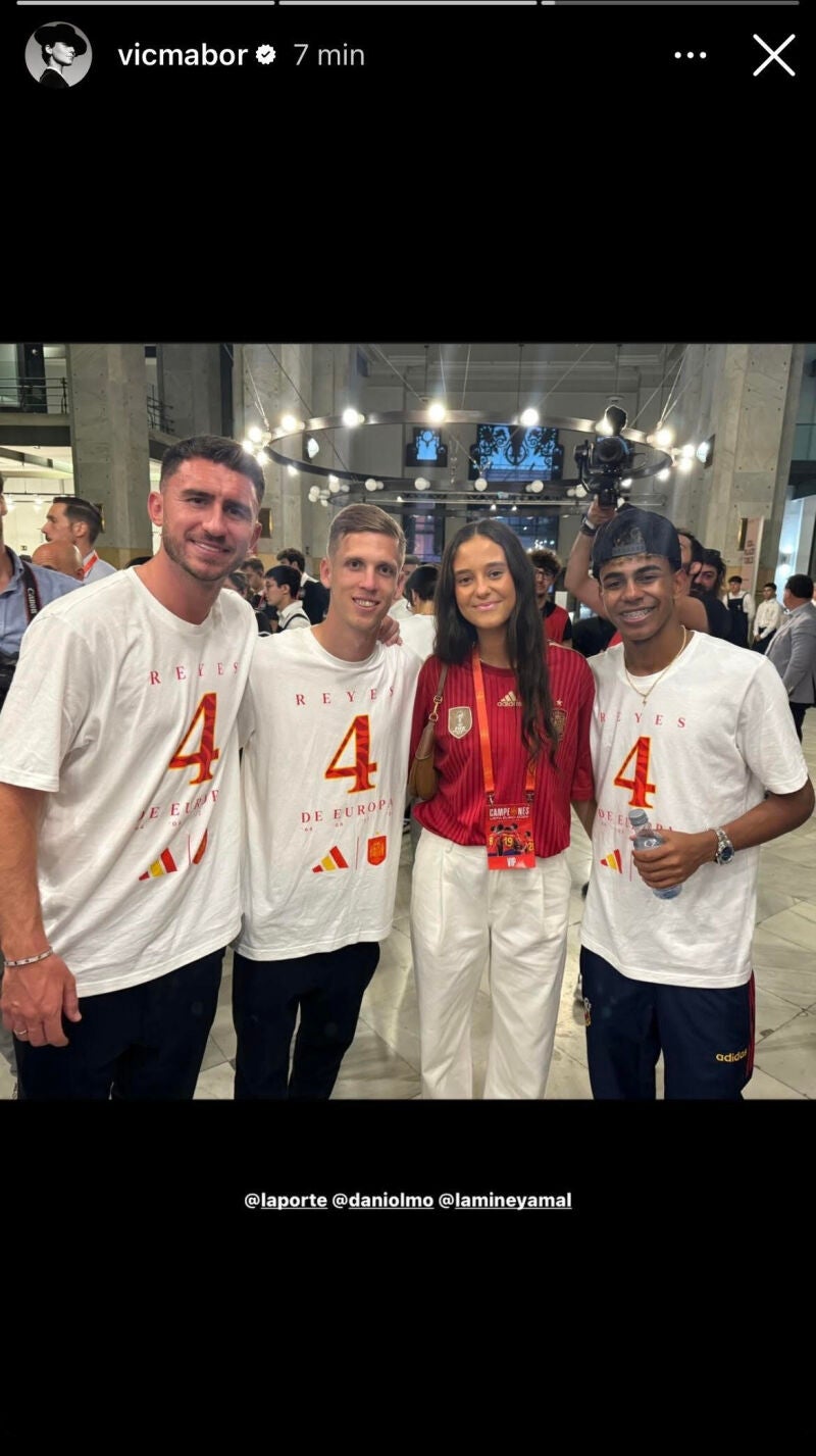 Victoria Federica clebrando a España.