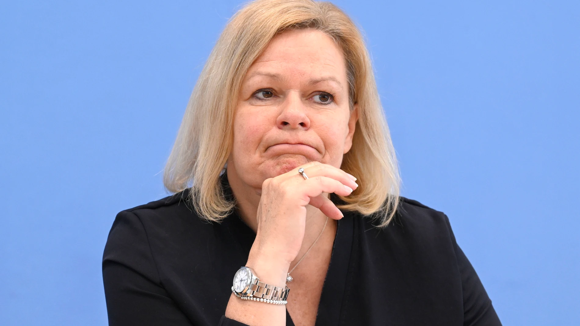 La ministra del Interior de Alemania, Nancy Faeser, durante una rueda de prensa en Berlín (archivo) (Foto de ARCHIVO) 07/06/2024
