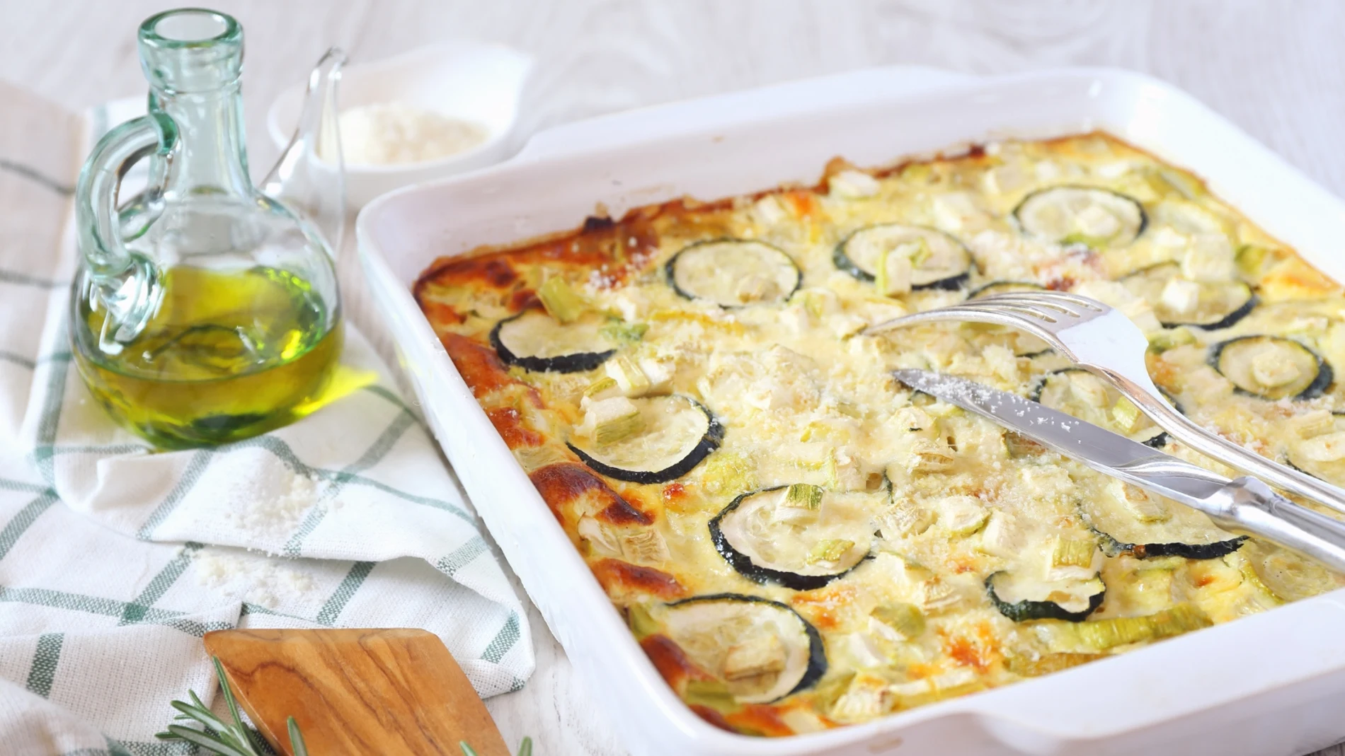 Calabacín gratinado