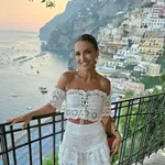 Paula Echevarría y su look ibicenco en Italia.