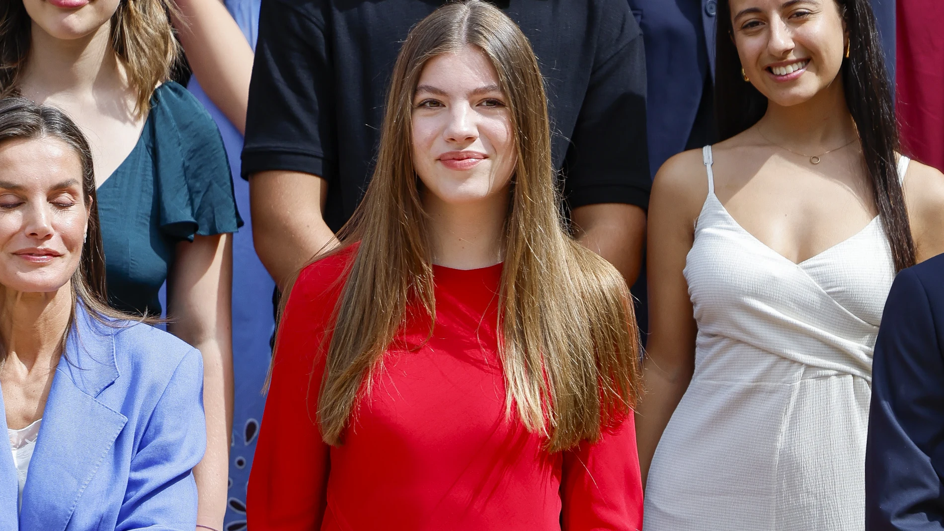 La Infanta Sofía con vestido de Mango.