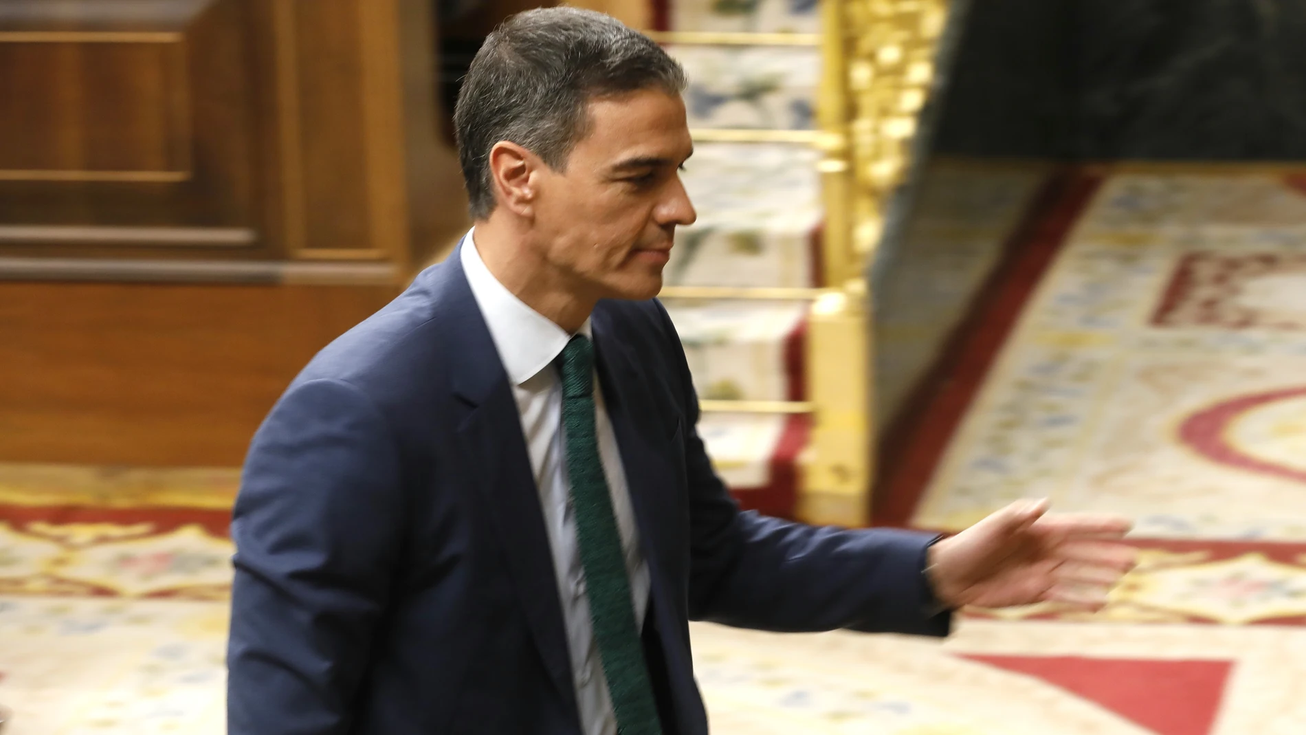 Pedro Sánchez, en el Congreso.