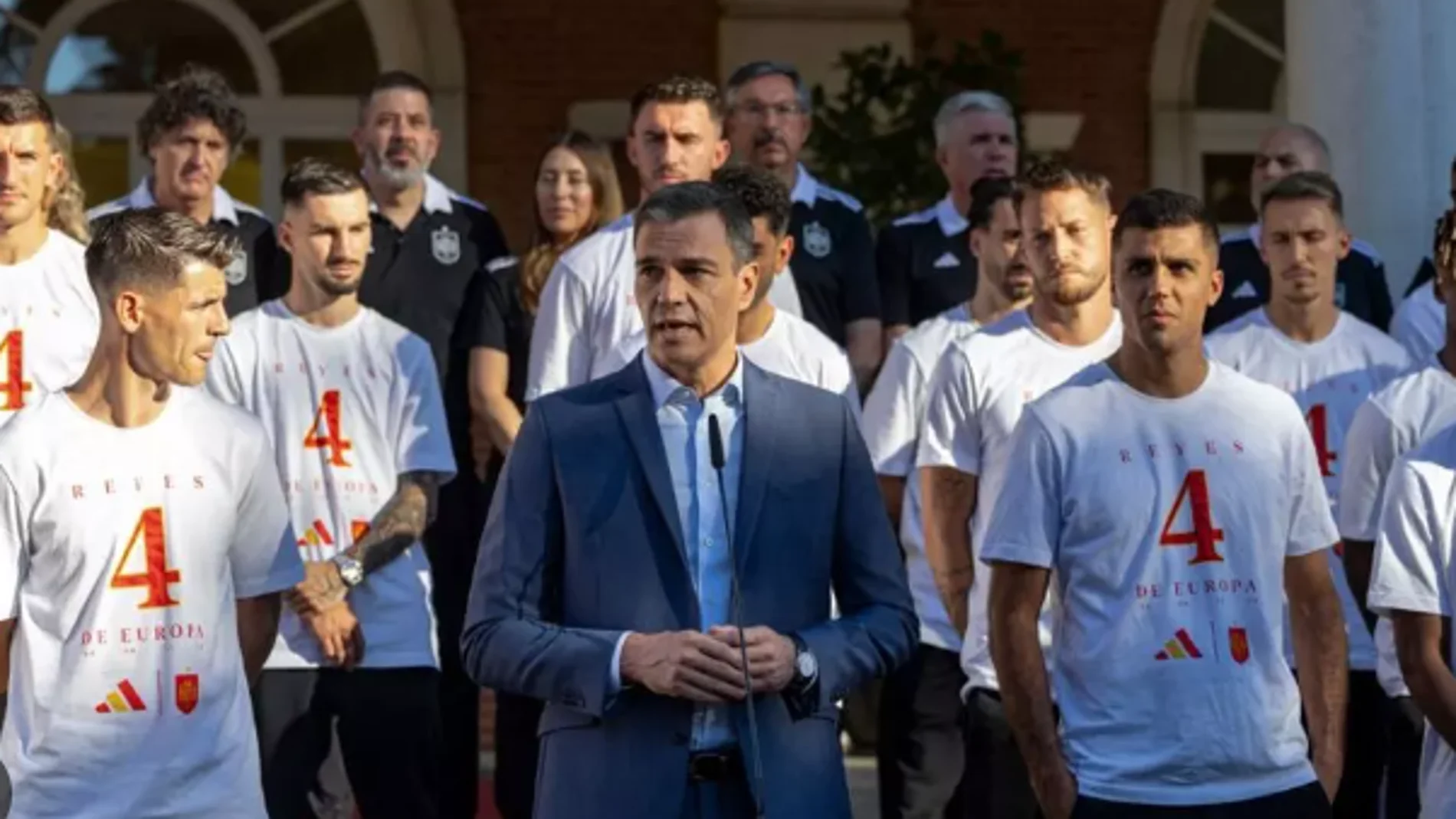 Pedro Sánchez con la selección española
