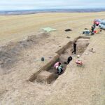 Excavaciones en busca de restos romanos en Sasamón