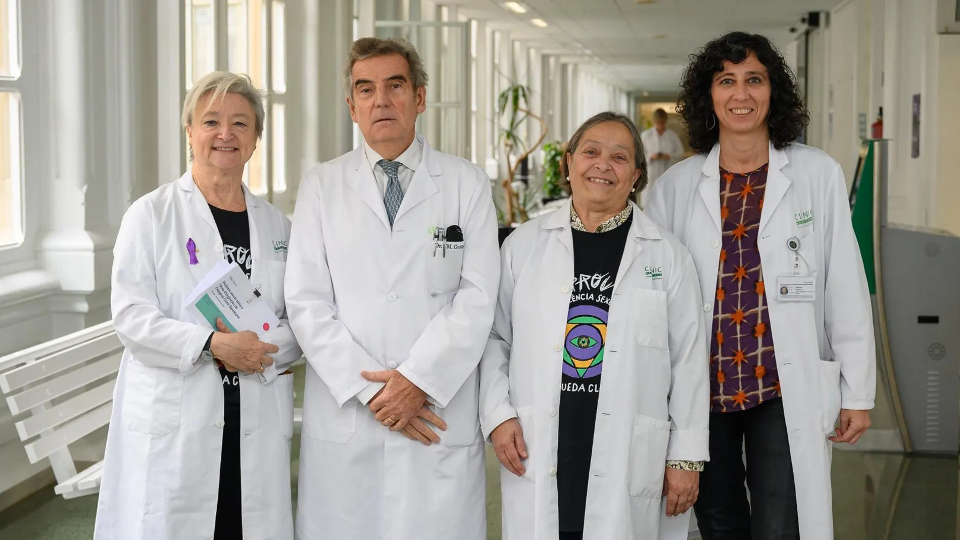 Esteve, Campistrol y Echevarría presentaron los datos de casos de agresiones sexuales atendidos en el Clínic en lo que llevamos de año