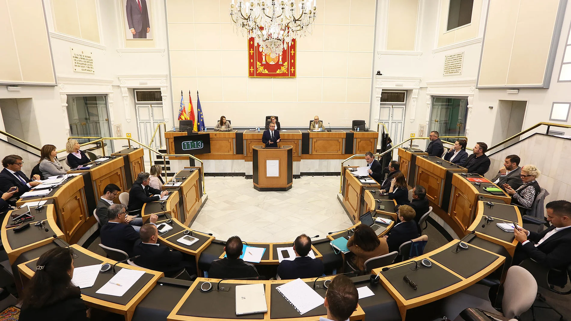 Imagen del debate del Estado de la provincia de Alicante, marcado por la DANA
