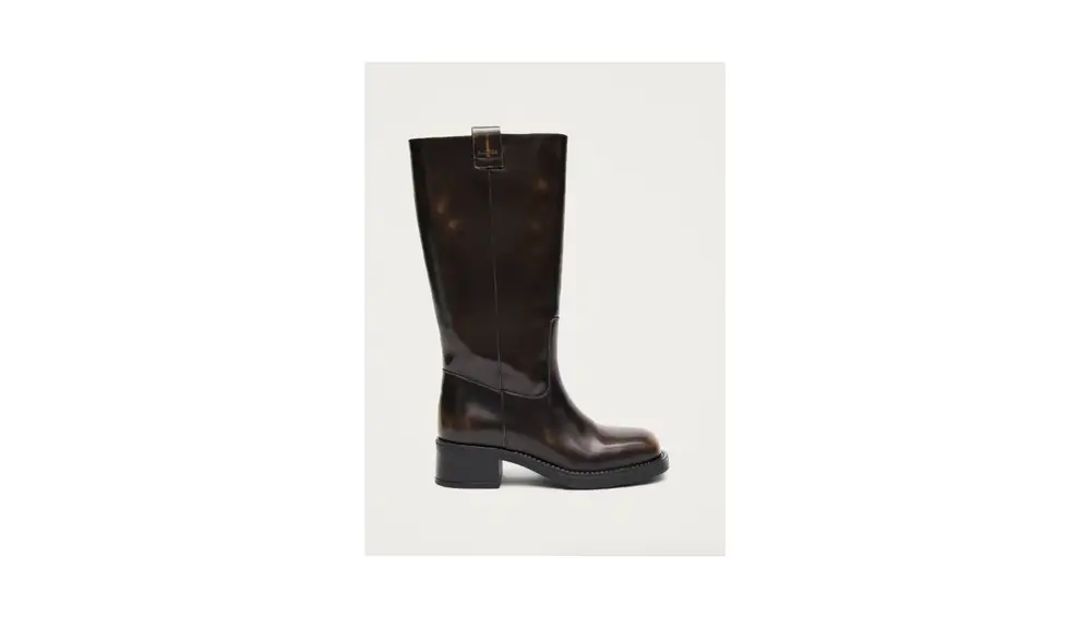 Sajan botas de cuero marrones