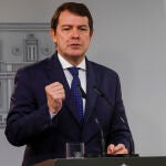 El presidente de la Junta de Castilla y León, Alfonso Fernández Mañueco