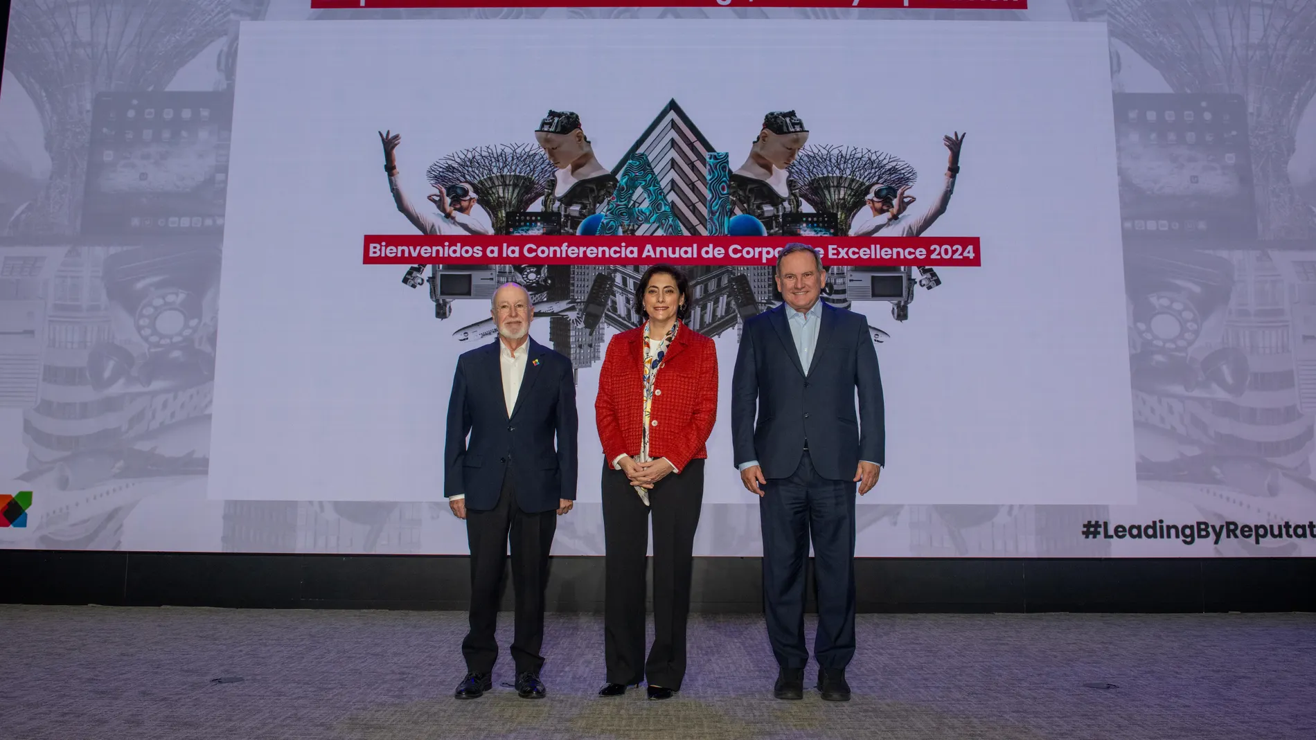 Ángel Alloza, María Luisa Martínez Gistau y Eduardo Navarro
