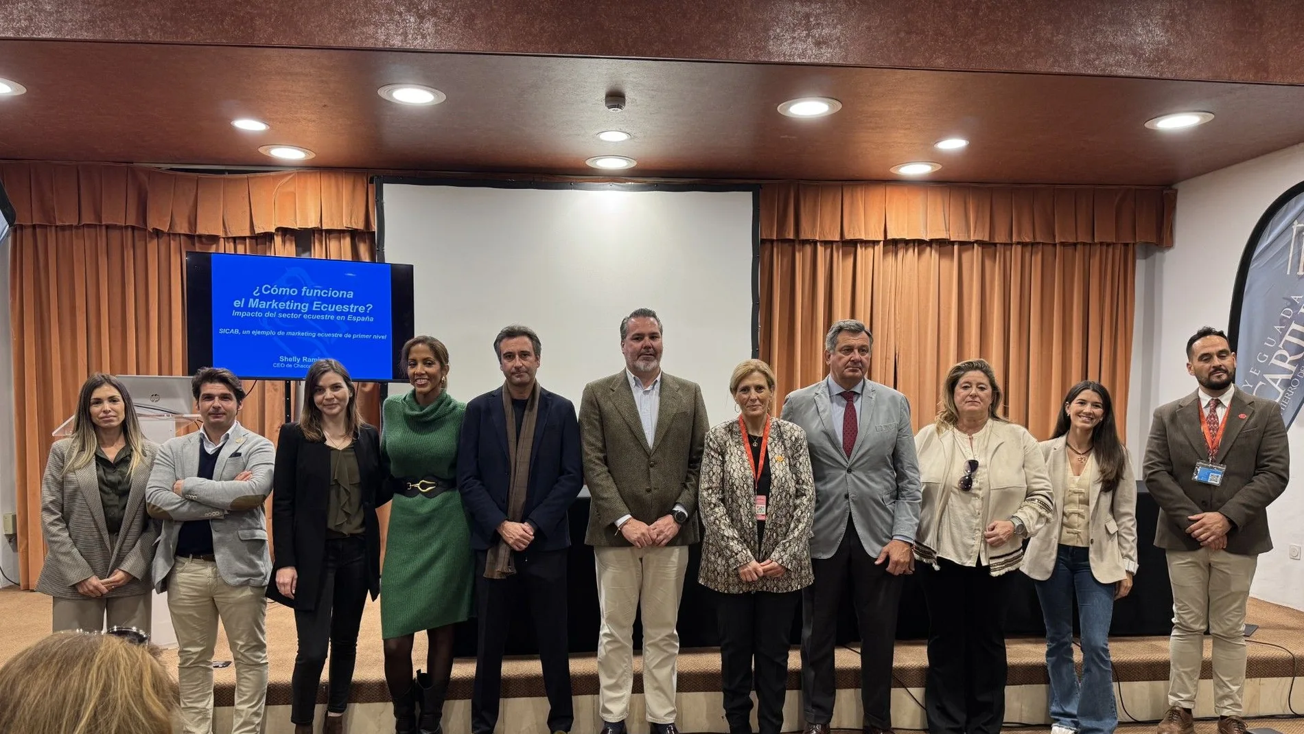 Ponentes en el evento "Diálogos del sector ecuestre: El caballo y la comunicación"