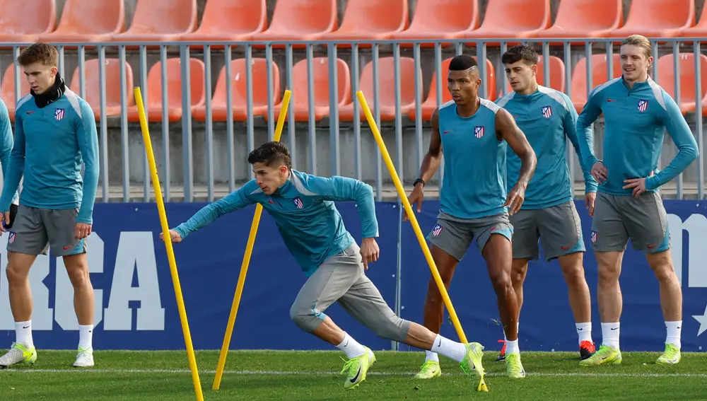 Entrenamiento del Atlético de Madrid