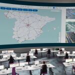 Simulación de Centro de Gestión de la Dirección General de Tráfico, que utiliza la plataforma desarrollada por Indra