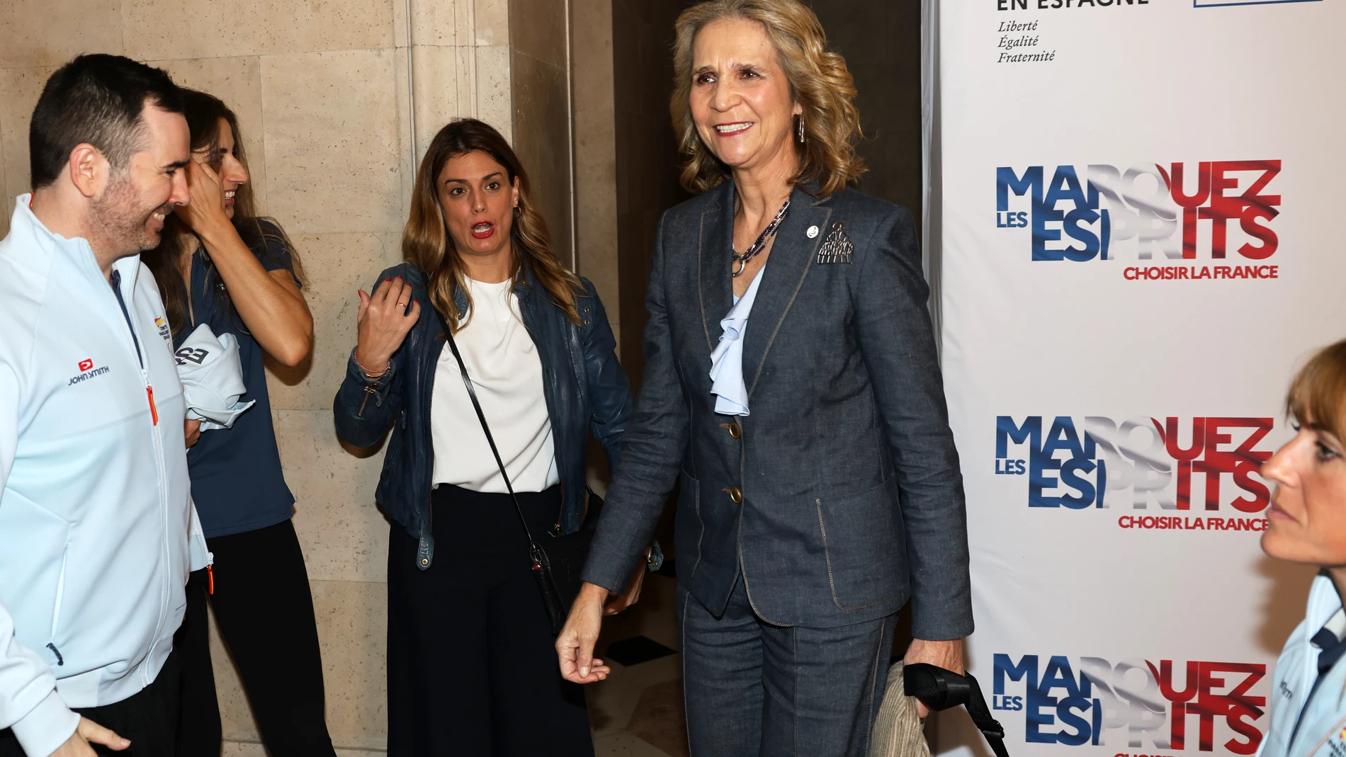 La Infanta Elena se encuentra con los deportistas paralimpicos españoles que han participado en los juegos olímpicos de París 2024, a 21 de noviembre de 2024, en Madrid (España) GENTE;DEPORTE;DEPORTISTAS José Ruiz / Europa Press 21/11/2024