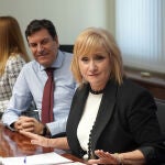 Los consejeros Leticia García y Carlos Fernández Carriedo se reúnen con los agentes económicos y sociales para analizar el proyecto de presupuestos