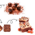 Brownie sin horno