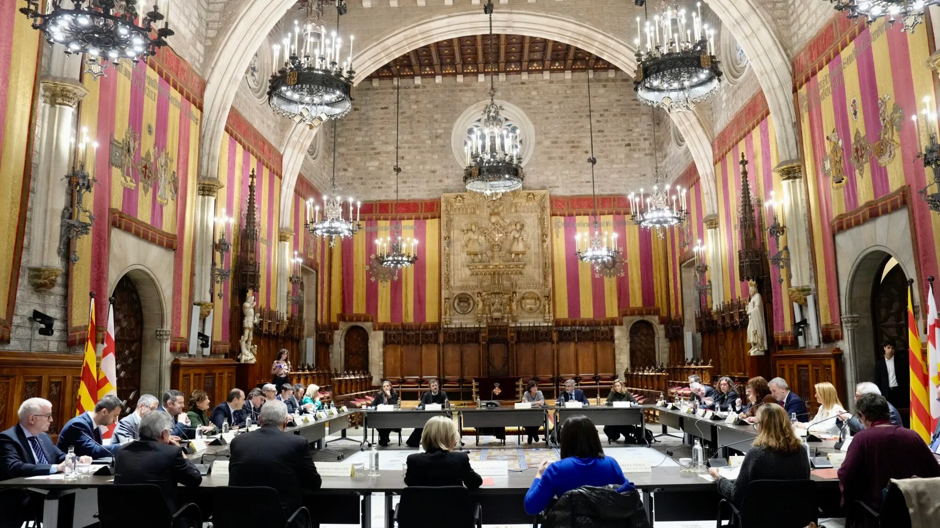 Imagen de la comisión mixta entre Generalitat y Ayuntamiento