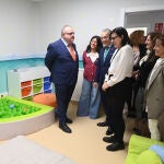 El consejero Alejandro Vázquez visita las nuevas instalaciones del Hospital Infantojuvenil de Burgos