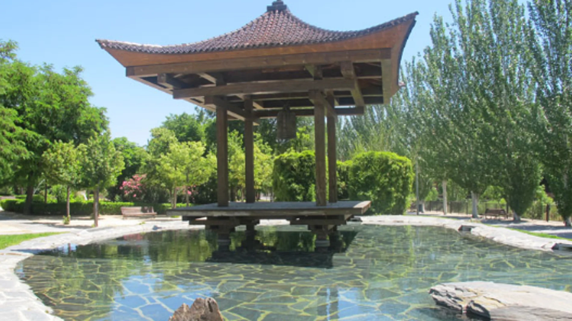 El jardín japonés en el norte de Madrid