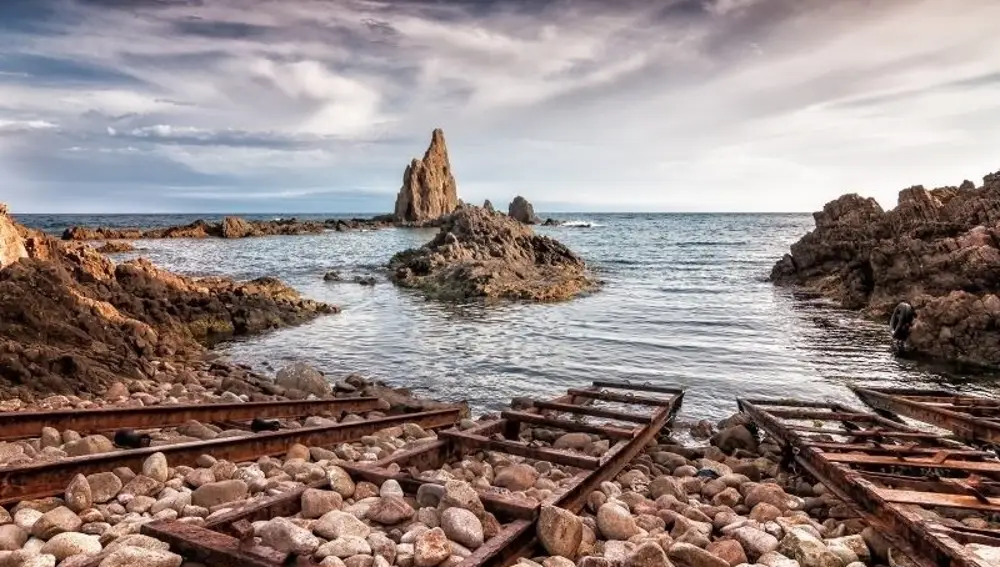 Arrecife de las Sirenas, en el Cabo de Gata (Almería)