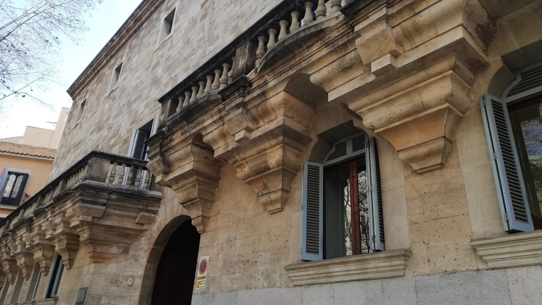 El palacio de Justicia, sede de la Audiencia Provincial y el TSJIB