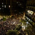 Manifestación por el derecho a la vivienda en Barcelona