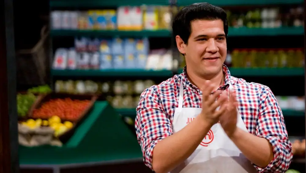 Juan Manuel, primer ganador de 'MasterChef'