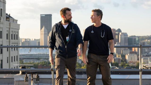 Escena de la serie "The Pitt"