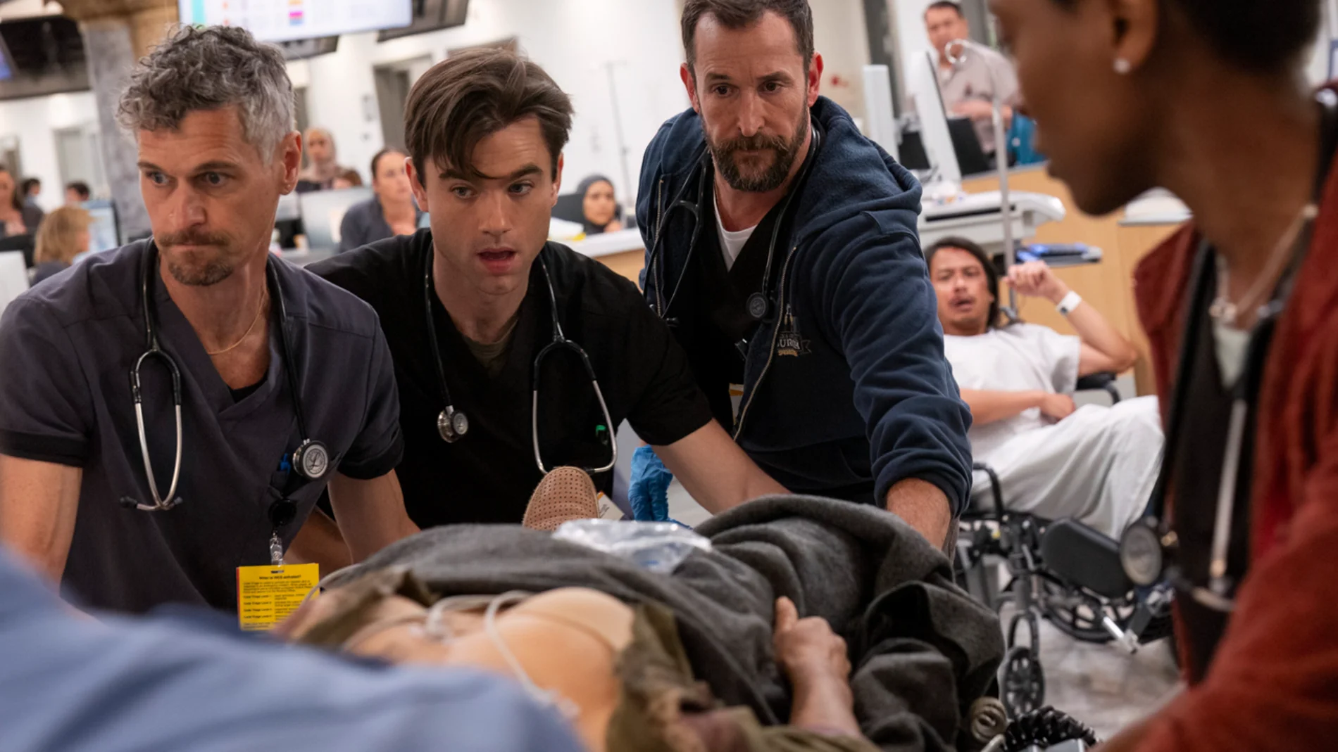 Escena de la serie "The Pitt"