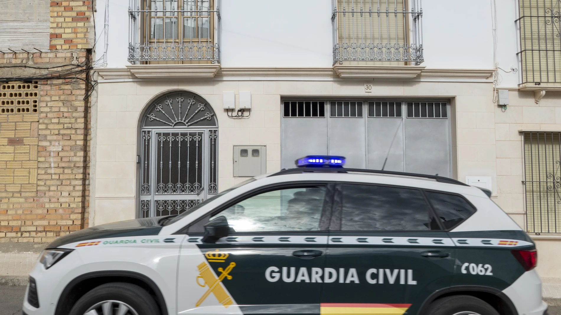 Vivienda de la calle Granada, en Estepa (Sevilla), donde tuvieron lugar los hechos