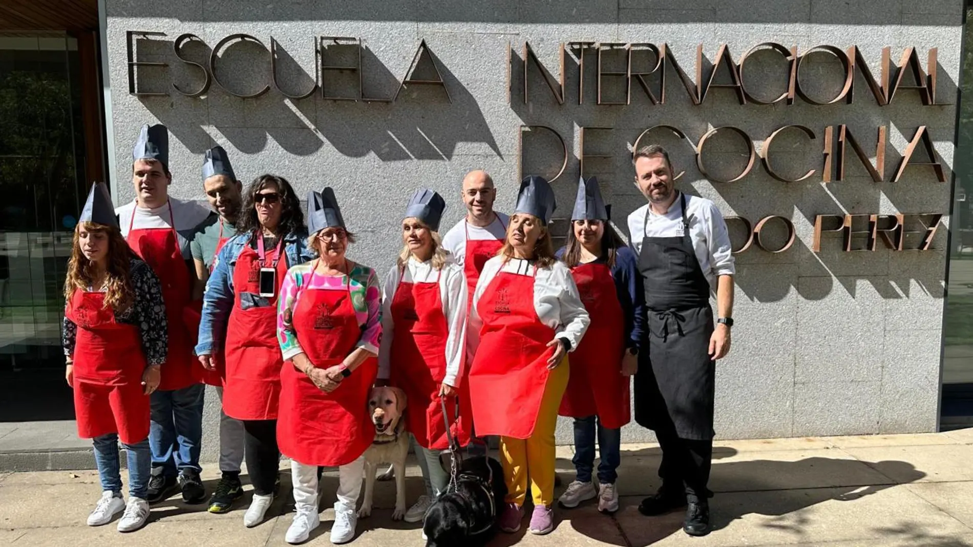 Alumnos en la Escuela Internacional de Cocina