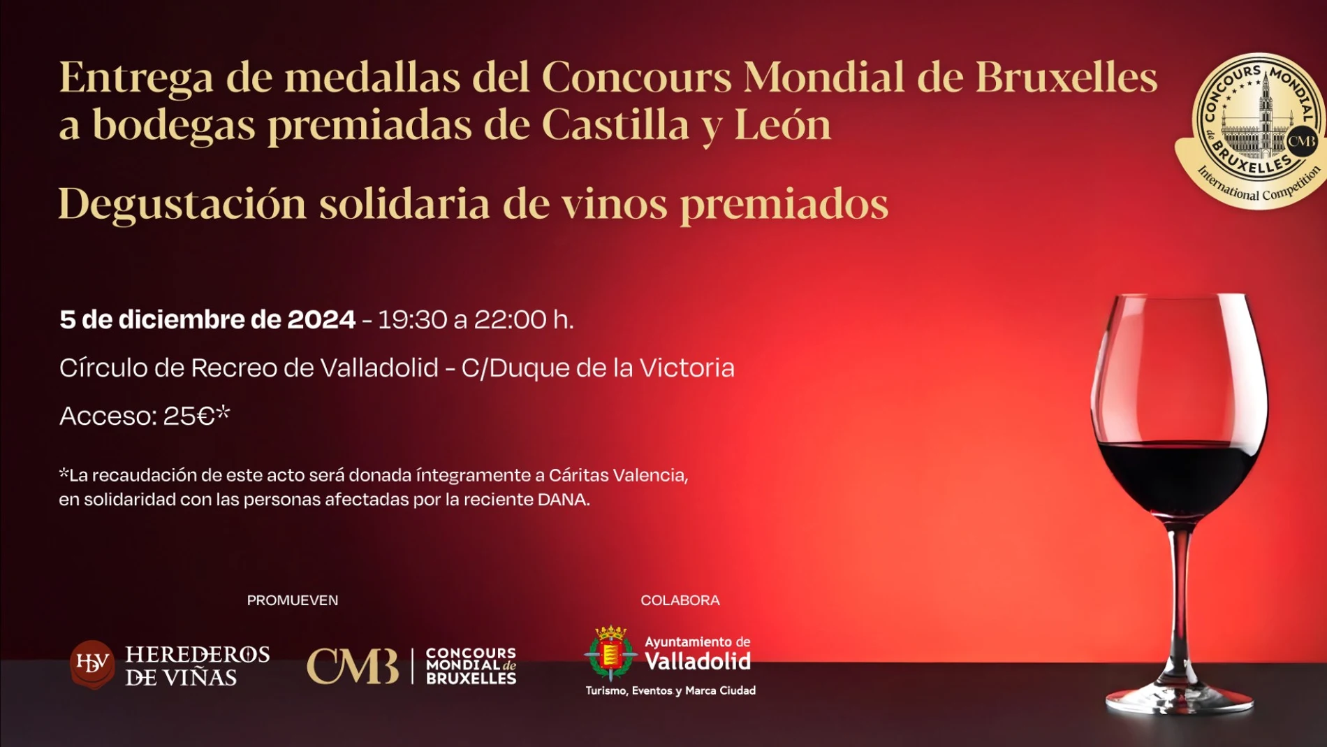 Valladolid acoge la entrega de medallas del Concours Mondial de Bruxelles 2024
