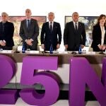 Acto con motivo del 25N organizado en León por el Gobierno, la Junta, la Diputación Provincial y el Ayuntamiento