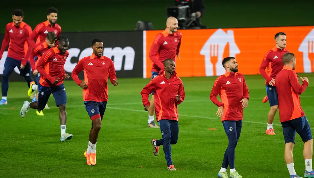 El Brest prepara su partido ante el FC Barcelona