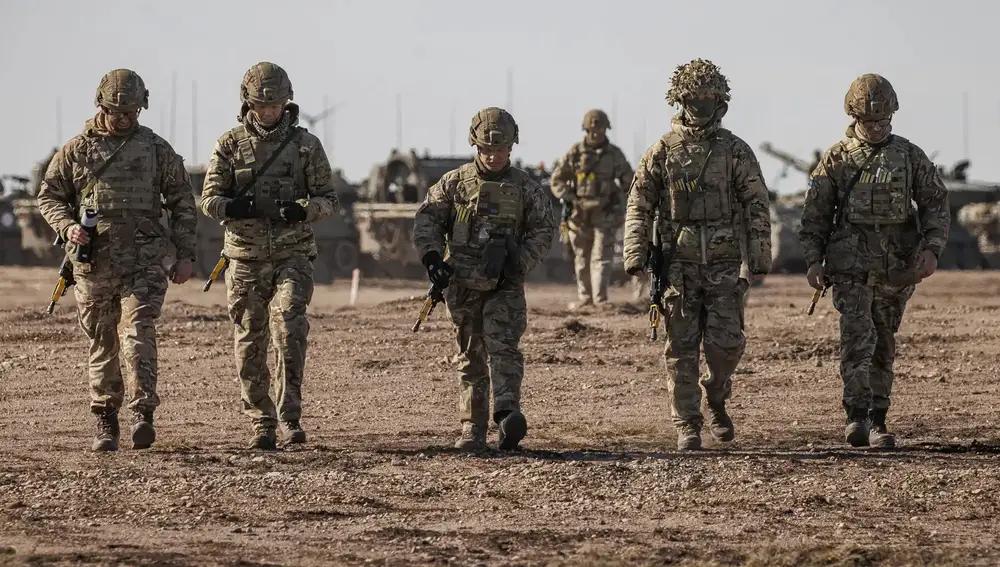 Miembros del Ejército de Tierra de Reino Unido