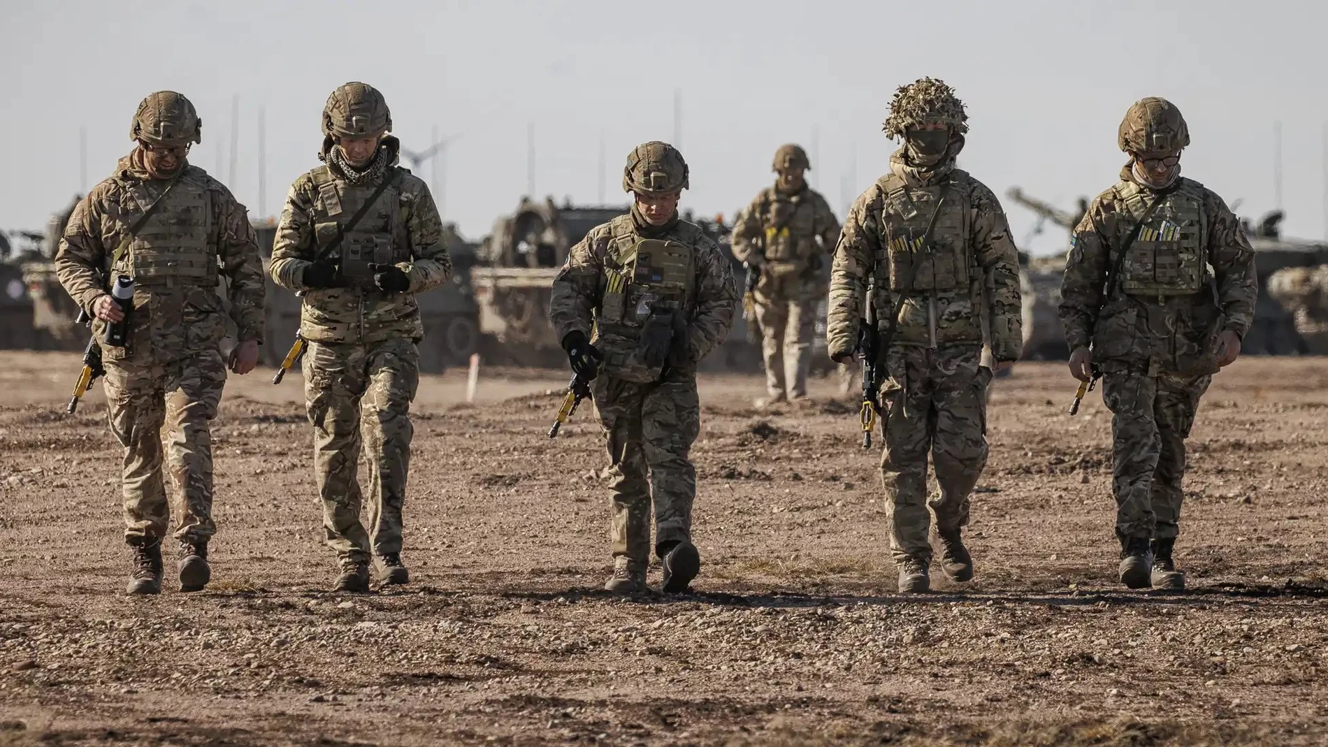 Miembros del Ejército de Tierra de Reino Unido