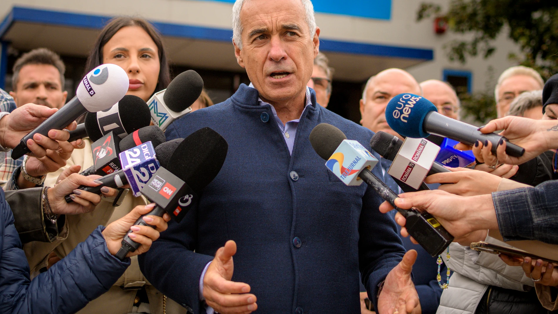 Calin Georgescu, ganador de la primera vuelta de las presidenciales en Rumania