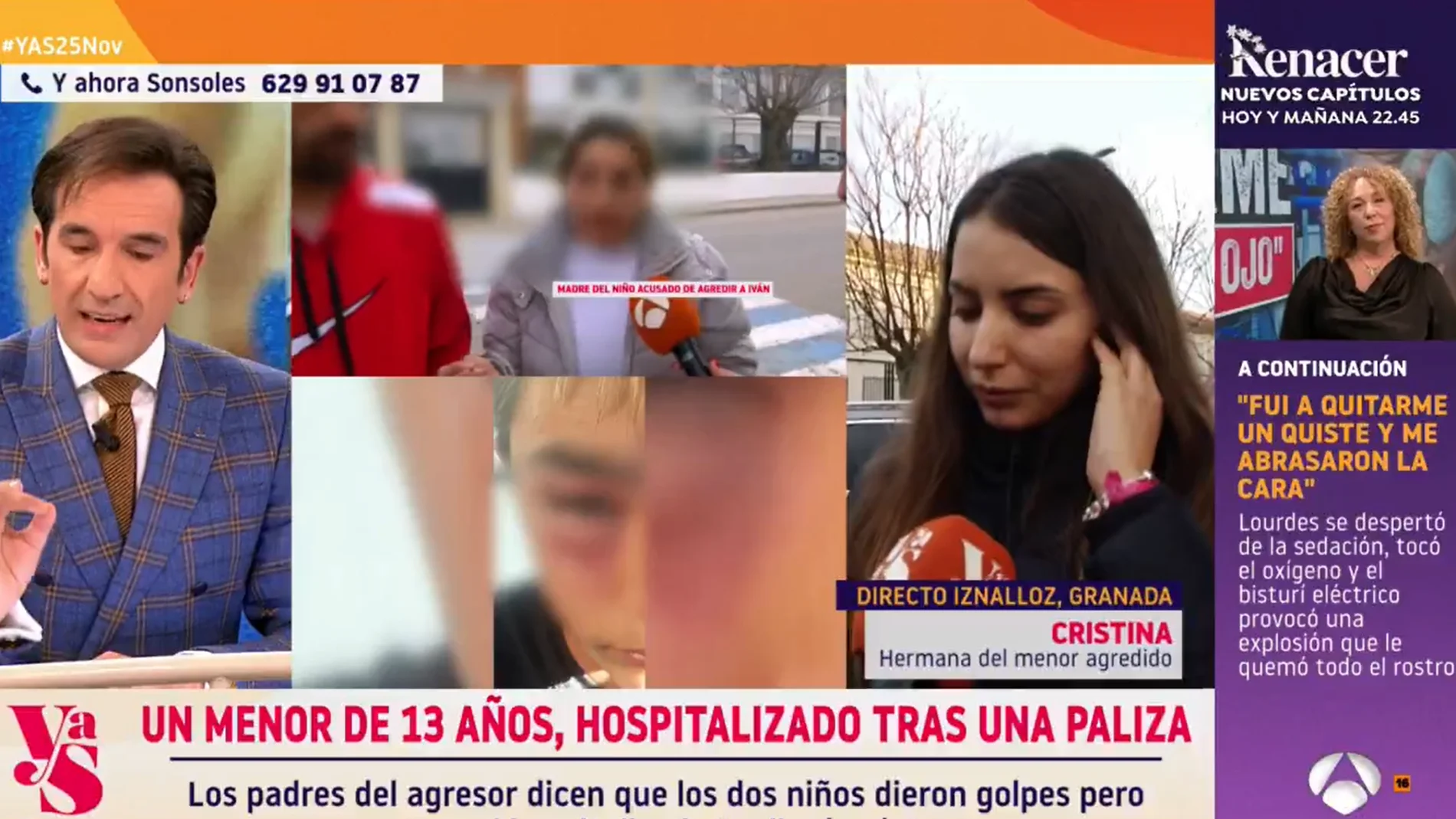 Miguel Lago alza la voz en 'Y ahora Sonsoles' contra un caso de bullying en un colegio