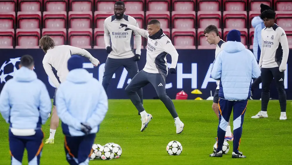 UEFA Champions League - Real Madrid training session
