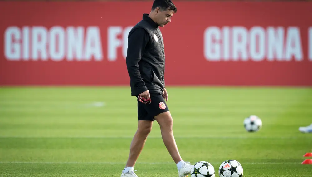 Entrenamiento del Girona FC