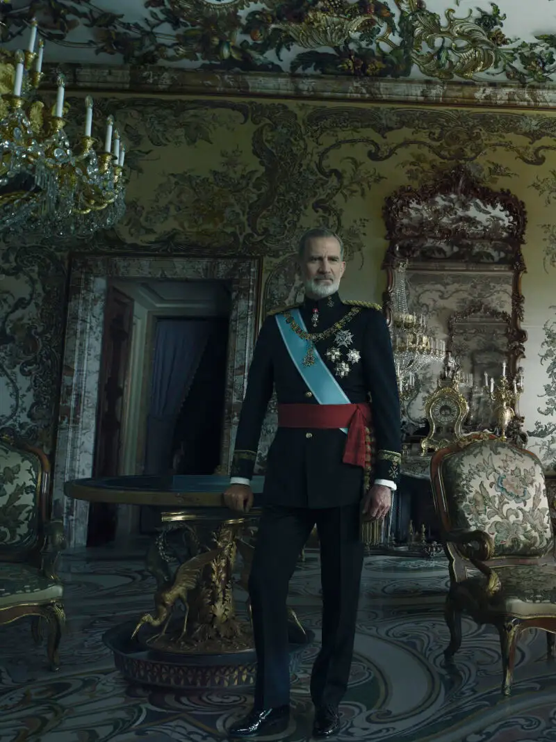 Retrato de Annie Leibovitz a los Reyes Felipe y Letizia