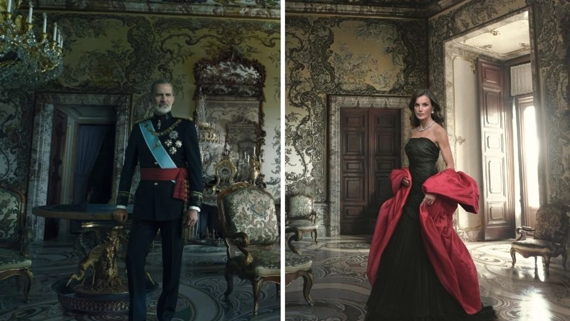 Retratos del Rey Felipe VI y la Reina Letizia realizados por la fotógrafa estadounidense Annie Leibovitz para el Banco de España REMITIDA / HANDOUT por ANNIE LEIBOVITZ/BANCO DE ESPAÑA Fotografía remitida a medios de comunicación exclusivamente para ilustrar la noticia a la que hace referencia la imagen, y citando la procedencia de la imagen en la firma 26/11/2024