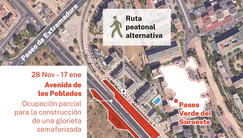 Obras en la Avenida de los Poblados