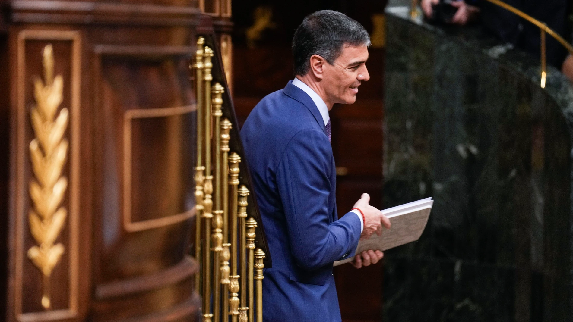 MADRID, 27/11/2024.- El presidente del Gobierno, Pedro Sánchez, ha comparecido este miércoles ante el pleno del Congreso para informar de la gestión de la dana. EFE/ Borja Sanchez-Trillo
