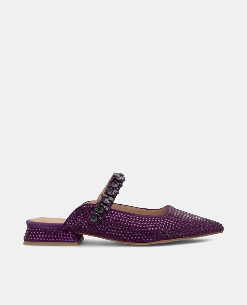 Zapatos planos con brillo.