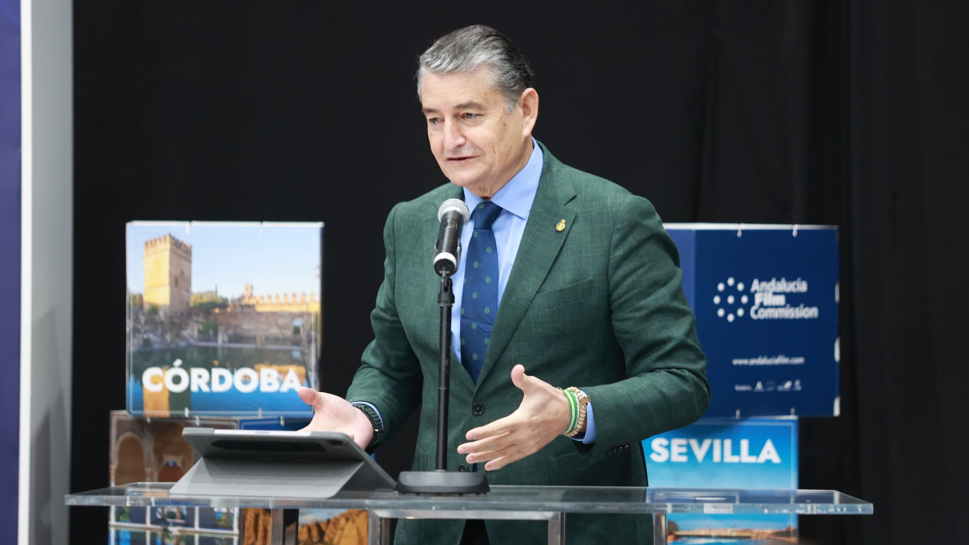 El consejero de la Presidencia, Antonio Sanz