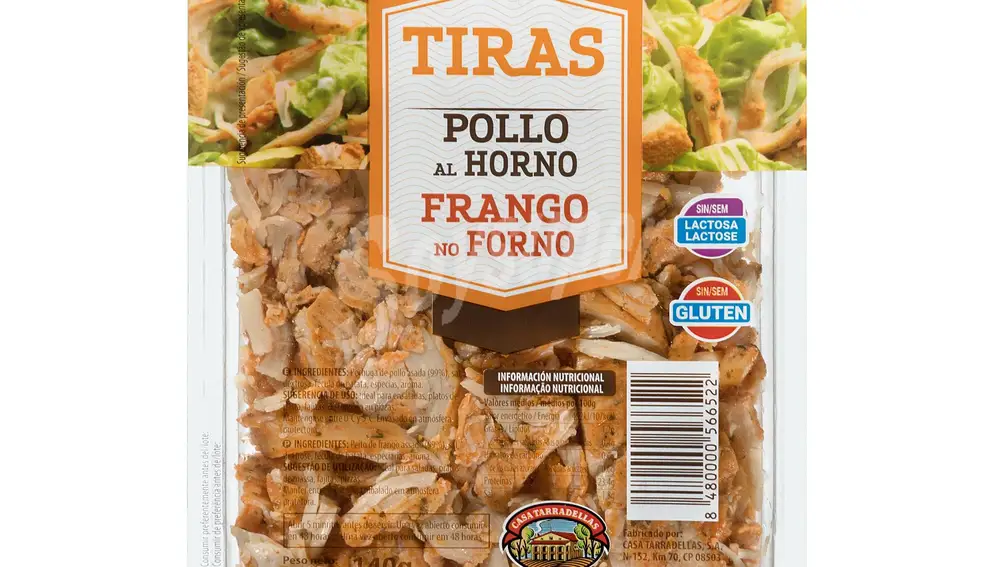 Pechuga de pollo asada al horno